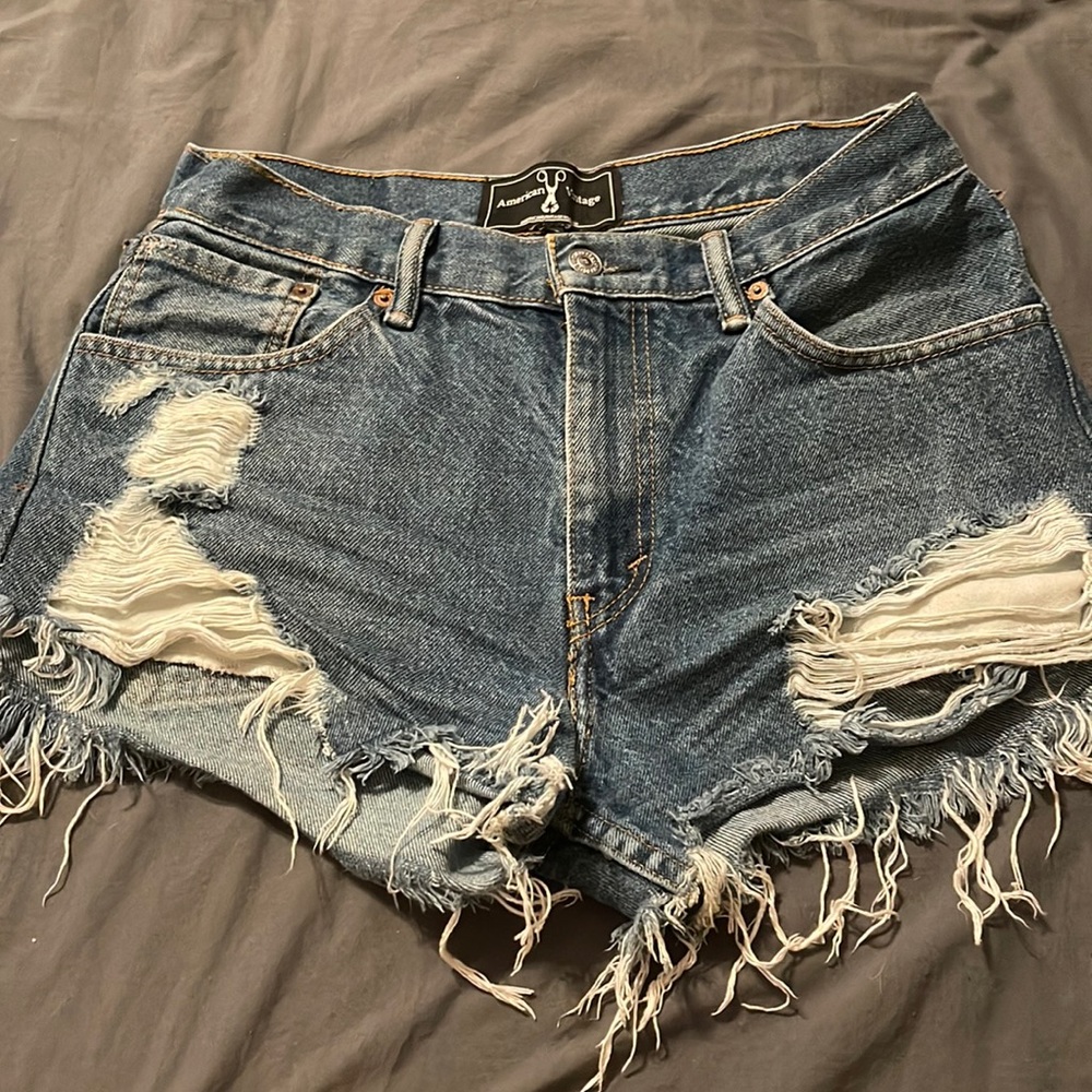 American Vintage high waisted jean shorts